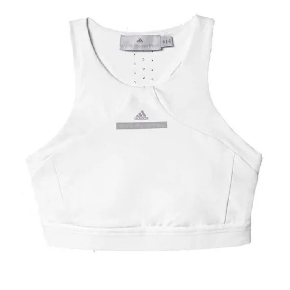 Stella McCartney x Adidas white sports bra XXS